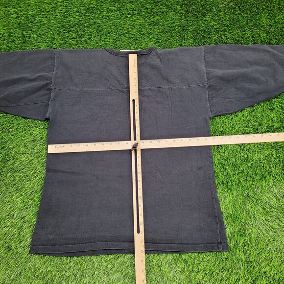 Vintage 1992 Blackhawks Shirt Women Large 21x26 Black Hockey - Picture 4 of 15